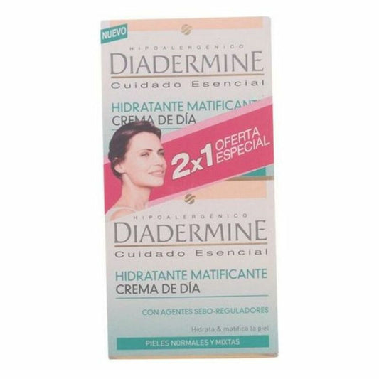 Women's Cosmetics Set Diadermine Matif (2 pcs) Gel Cream Black Lady