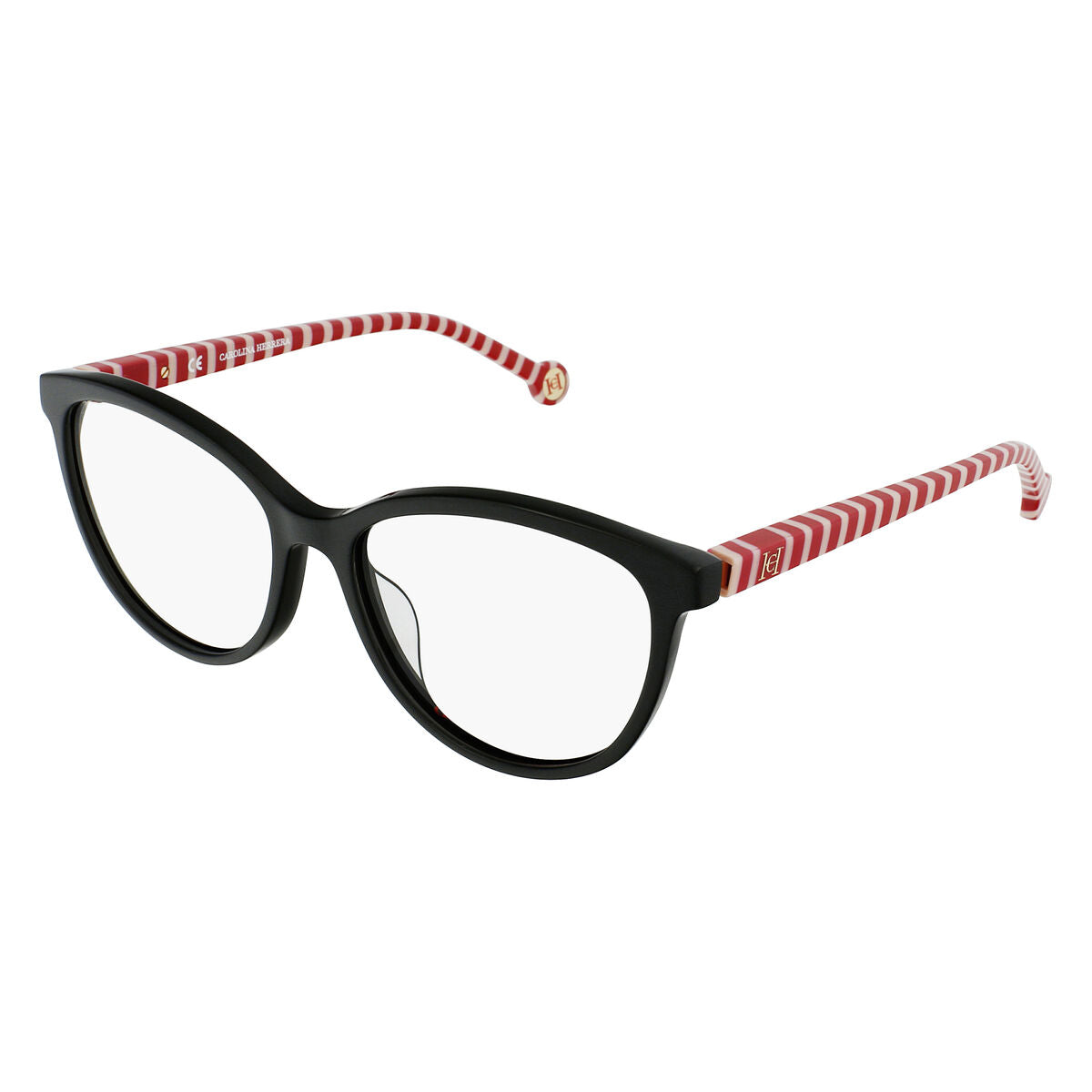 Ladies'Spectacle frame Carolina Herrera VHE876530700 Black White