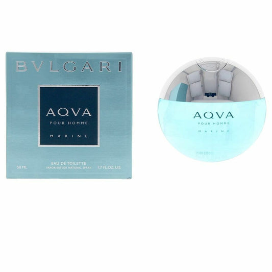 Men's Perfume Bvlgari Aqva Homme Marine EDT 50 ml