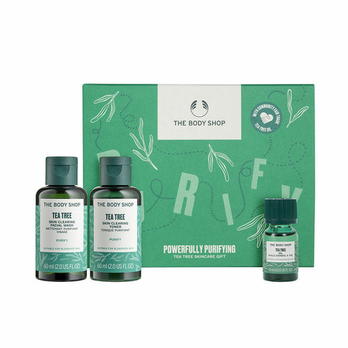 Cosmetic Set The Body Shop Powerfull y Purifying 3 Pieces Tea tree