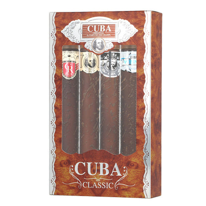 Men's Perfume Set Cuba EDT Classic 4 Pieces