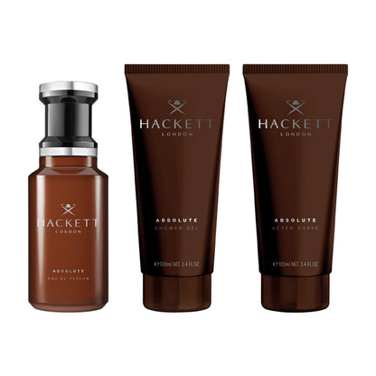 Men's Perfume Set Hackett London EDP Absolute 3 Pieces